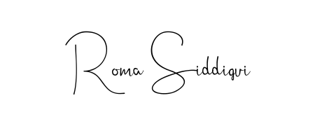 The Andilay-7BmLP font gives name Roma Siddiqui a signature that looks effortless yet distinguished. Download high-res PNG instantly. Roma Siddiqui signature style 4 images and pictures png