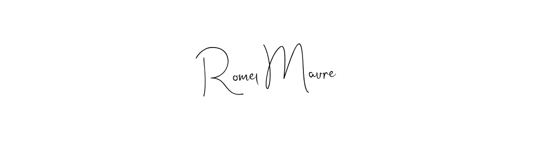 Make a beautiful signature design for name Romel Maure. Use this online signature maker to create a handwritten signature for free. Romel Maure signature style 4 images and pictures png