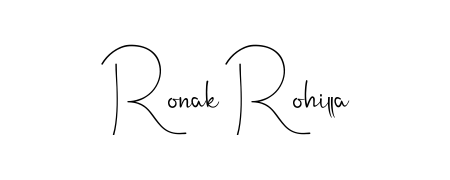 Make a short Ronak Rohilla signature style. Manage your documents anywhere anytime using Andilay-7BmLP. Create and add eSignatures, submit forms, share and send files easily. Ronak Rohilla signature style 4 images and pictures png