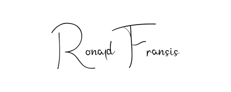 How to make Ronald Fransis signature? Andilay-7BmLP is a professional autograph style. Create handwritten signature for Ronald Fransis name. Ronald Fransis signature style 4 images and pictures png