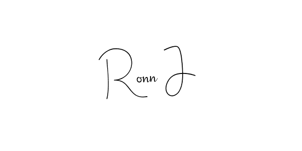 The best way (Andilay-7BmLP) to make a short signature is to pick only two or three words in your name. The name Ronn J include a total of six letters. For converting this name. Ronn J signature style 4 images and pictures png