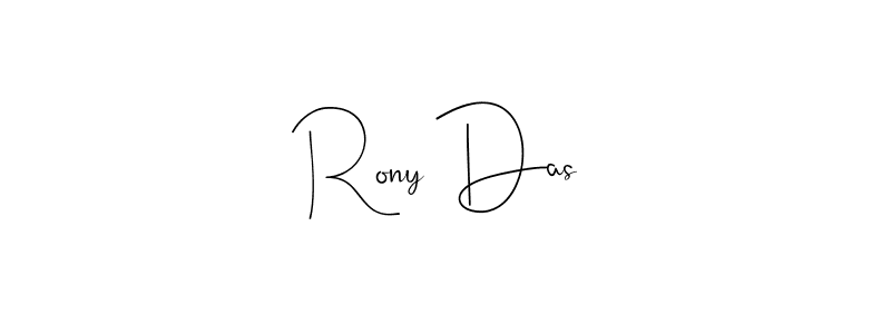 How to make Rony Das signature? Andilay-7BmLP is a professional autograph style. Create handwritten signature for Rony Das name. Rony Das signature style 4 images and pictures png