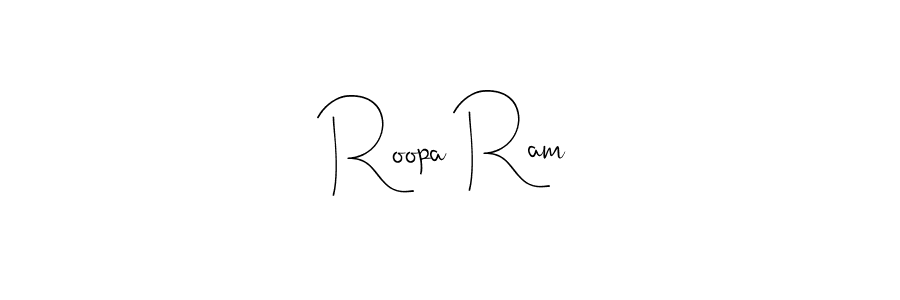 if you are searching for the best signature style for your name Roopa Ram. so please give up your signature search. here we have designed multiple signature styles  using Andilay-7BmLP. Roopa Ram signature style 4 images and pictures png