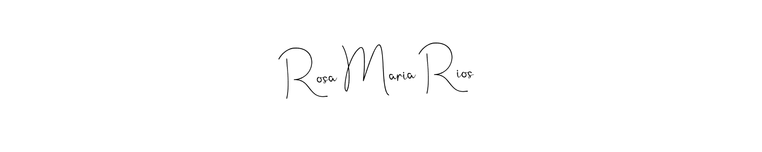 This is the best signature style for the Rosa Maria Rios name. Also you like these signature font (Andilay-7BmLP). Mix name signature. Rosa Maria Rios signature style 4 images and pictures png