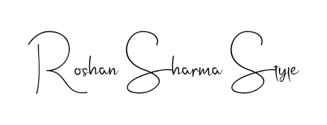 Style your name Roshan Sharma Style with confidence using Andilay-7BmLP signature design. Simple, elegant, and ready for immediate document use. Roshan Sharma Style signature style 4 images and pictures png