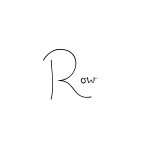 Make a beautiful signature design for name Row. Use this online signature maker to create a handwritten signature for free. Row signature style 4 images and pictures png