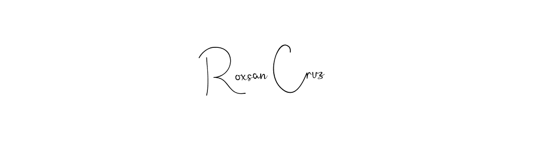Best and Professional Signature Style for Roxsan Cruz. Andilay-7BmLP Best Signature Style Collection. Roxsan Cruz signature style 4 images and pictures png
