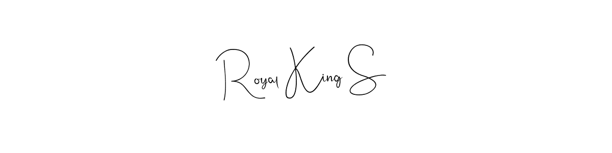 How to Draw Royal King S signature style? Andilay-7BmLP is a latest design signature styles for name Royal King S. Royal King S signature style 4 images and pictures png