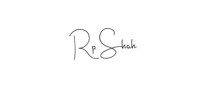 Also You can easily find your signature by using the search form. We will create Rp Shah name handwritten signature images for you free of cost using Andilay-7BmLP sign style. Rp Shah signature style 4 images and pictures png