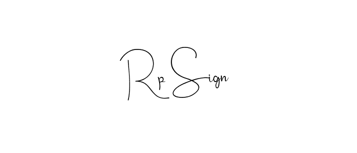 How to make Rp Sign name signature. Use Andilay-7BmLP style for creating short signs online. This is the latest handwritten sign. Rp Sign signature style 4 images and pictures png