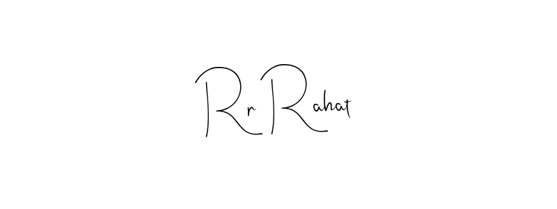 Once you've used our free online signature maker to create your best signature Andilay-7BmLP style, it's time to enjoy all of the benefits that Rr Rahat name signing documents. Rr Rahat signature style 4 images and pictures png