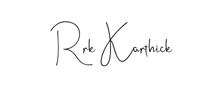 Rrk Karthick stylish signature style. Best Handwritten Sign (Andilay-7BmLP) for my name. Handwritten Signature Collection Ideas for my name Rrk Karthick. Rrk Karthick signature style 4 images and pictures png