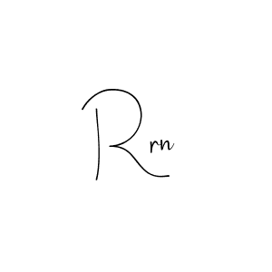 Design your own signature with our free online signature maker. With this signature software, you can create a handwritten (Andilay-7BmLP) signature for name Rrn. Rrn signature style 4 images and pictures png