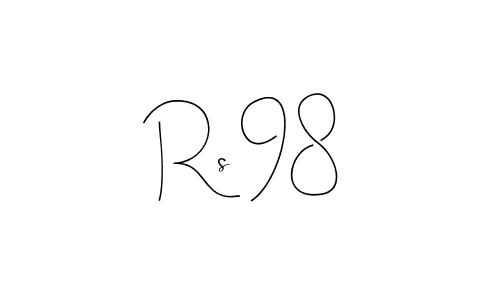Also we have Rs 98 name is the best signature style. Create professional handwritten signature collection using Andilay-7BmLP autograph style. Rs 98 signature style 4 images and pictures png