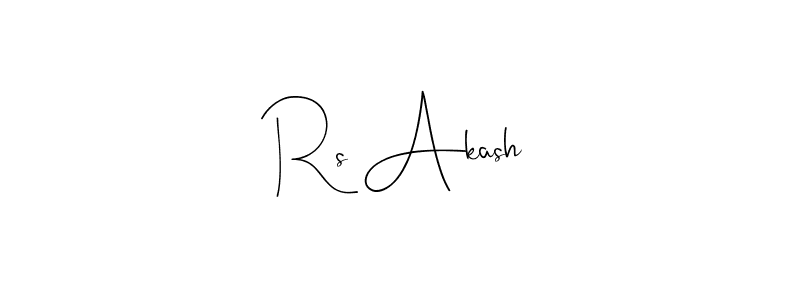 Similarly Andilay-7BmLP is the best handwritten signature design. Signature creator online .You can use it as an online autograph creator for name Rs Akash. Rs Akash signature style 4 images and pictures png