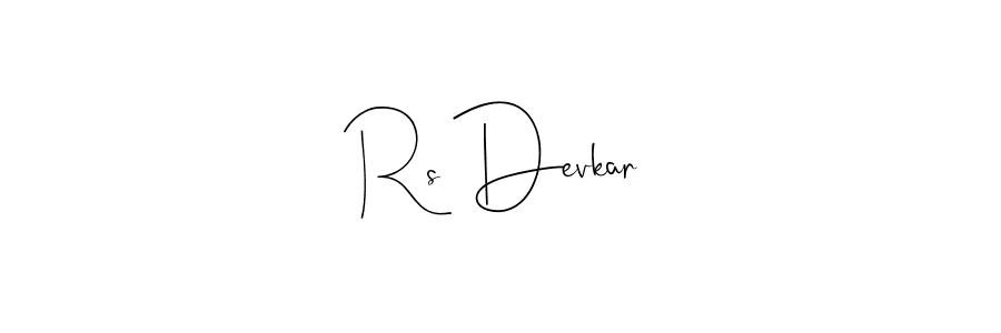 This is the best signature style for the Rs Devkar name. Also you like these signature font (Andilay-7BmLP). Mix name signature. Rs Devkar signature style 4 images and pictures png