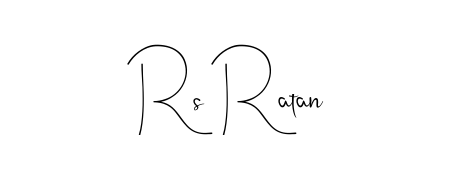 Create a beautiful signature design for name Rs Ratan. With this signature (Andilay-7BmLP) fonts, you can make a handwritten signature for free. Rs Ratan signature style 4 images and pictures png