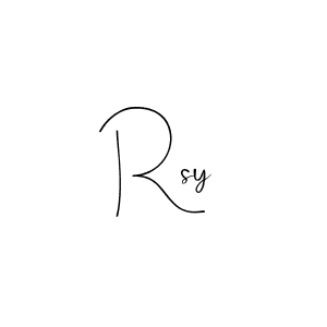 Make a short Rsy signature style. Manage your documents anywhere anytime using Andilay-7BmLP. Create and add eSignatures, submit forms, share and send files easily. Rsy signature style 4 images and pictures png