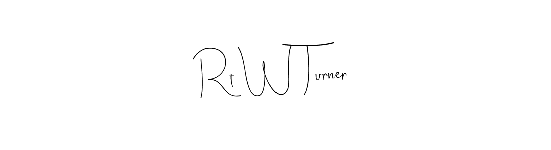 Here are the top 10 professional signature styles for the name Rt W Turner. These are the best autograph styles you can use for your name. Rt W Turner signature style 4 images and pictures png