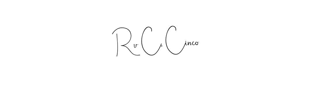 Here are the top 10 professional signature styles for the name Ru C. Cinco. These are the best autograph styles you can use for your name. Ru C. Cinco signature style 4 images and pictures png