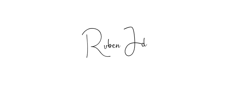 Make a beautiful signature design for name Ruben Jd. Use this online signature maker to create a handwritten signature for free. Ruben Jd signature style 4 images and pictures png