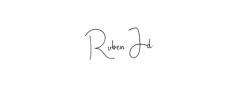 Best and Professional Signature Style for Ruben Jd. Andilay-7BmLP Best Signature Style Collection. Ruben Jd signature style 4 images and pictures png