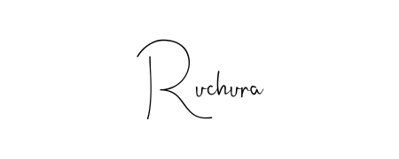 Get inspired by this graceful Andilay-7BmLP signature style for name Ruchura. Smooth loops and balanced proportions for everyday use. Ruchura signature style 4 images and pictures png
