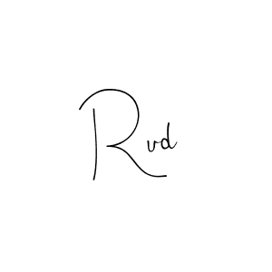 You should practise on your own different ways (Andilay-7BmLP) to write your name (Rud) in signature. don't let someone else do it for you. Rud signature style 4 images and pictures png