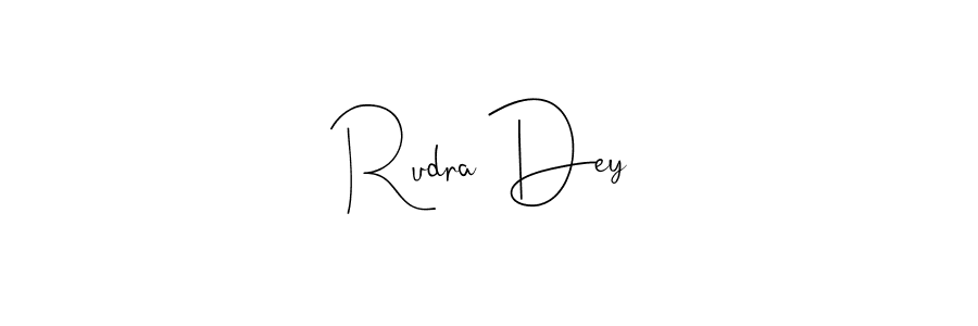 Also we have Rudra Dey name is the best signature style. Create professional handwritten signature collection using Andilay-7BmLP autograph style. Rudra Dey signature style 4 images and pictures png