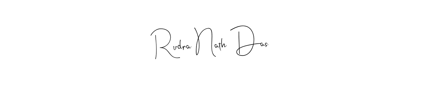 How to make Rudra Nath Das name signature. Use Andilay-7BmLP style for creating short signs online. This is the latest handwritten sign. Rudra Nath Das signature style 4 images and pictures png