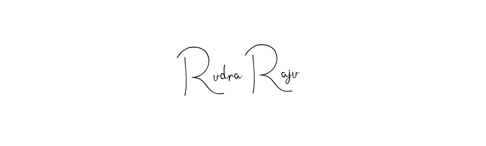 Create a beautiful signature design for name Rudra Raju. With this signature (Andilay-7BmLP) fonts, you can make a handwritten signature for free. Rudra Raju signature style 4 images and pictures png