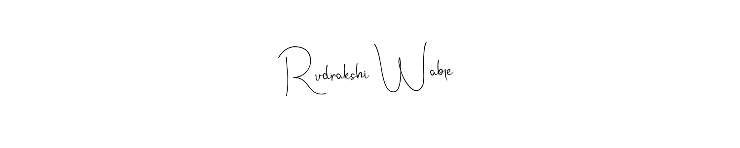 Best and Professional Signature Style for Rudrakshi Wable. Andilay-7BmLP Best Signature Style Collection. Rudrakshi Wable signature style 4 images and pictures png
