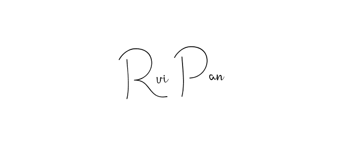 It looks lik you need a new signature style for name Rui Pan. Design unique handwritten (Andilay-7BmLP) signature with our free signature maker in just a few clicks. Rui Pan signature style 4 images and pictures png