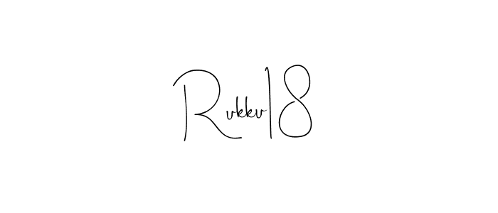 Rukku18 stylish signature style. Best Handwritten Sign (Andilay-7BmLP) for my name. Handwritten Signature Collection Ideas for my name Rukku18. Rukku18 signature style 4 images and pictures png