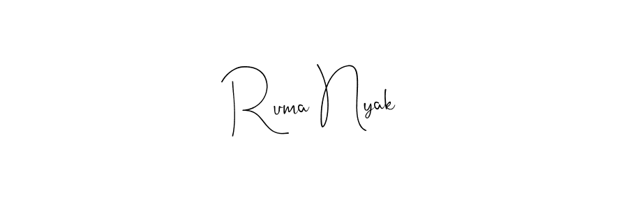 Check out images of Autograph of Ruma Nyak name. Actor Ruma Nyak Signature Style. Andilay-7BmLP is a professional sign style online. Ruma Nyak signature style 4 images and pictures png