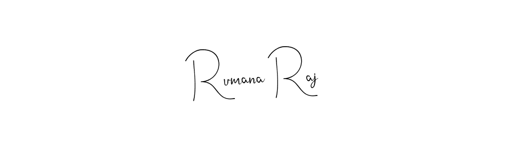 Similarly Andilay-7BmLP is the best handwritten signature design. Signature creator online .You can use it as an online autograph creator for name Rumana Raj. Rumana Raj signature style 4 images and pictures png