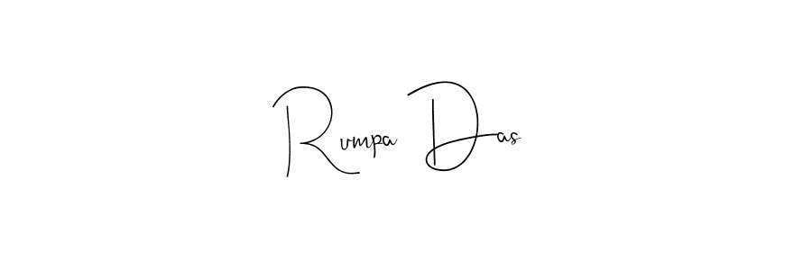 Also we have Rumpa Das name is the best signature style. Create professional handwritten signature collection using Andilay-7BmLP autograph style. Rumpa Das signature style 4 images and pictures png