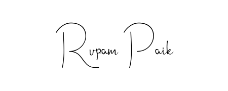 How to make Rupam Paik signature? Andilay-7BmLP is a professional autograph style. Create handwritten signature for Rupam Paik name. Rupam Paik signature style 4 images and pictures png
