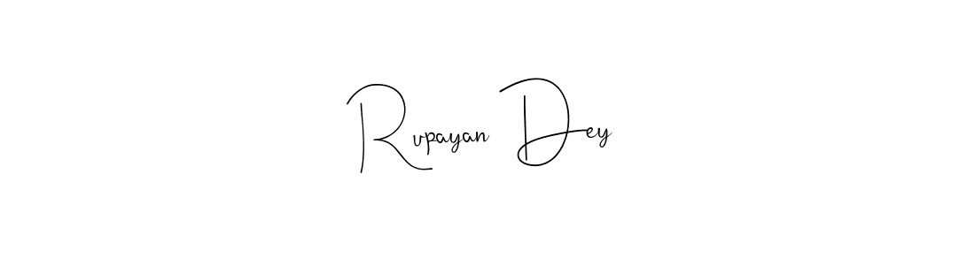 Design your own signature with our free online signature maker. With this signature software, you can create a handwritten (Andilay-7BmLP) signature for name Rupayan Dey. Rupayan Dey signature style 4 images and pictures png