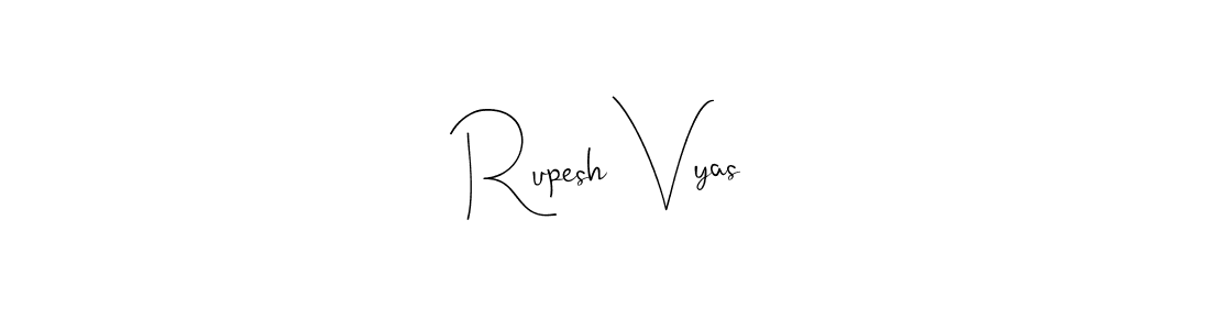 Use a signature maker to create a handwritten signature online. With this signature software, you can design (Andilay-7BmLP) your own signature for name Rupesh Vyas. Rupesh Vyas signature style 4 images and pictures png