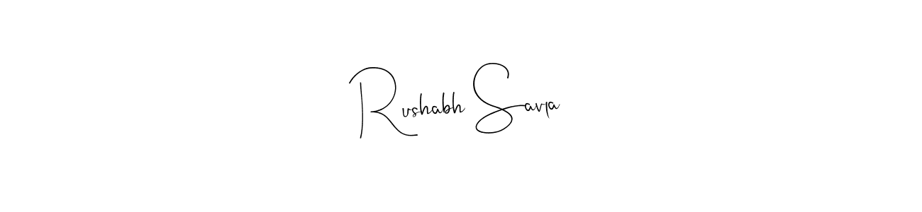 Make a beautiful signature design for name Rushabh Savla. Use this online signature maker to create a handwritten signature for free. Rushabh Savla signature style 4 images and pictures png