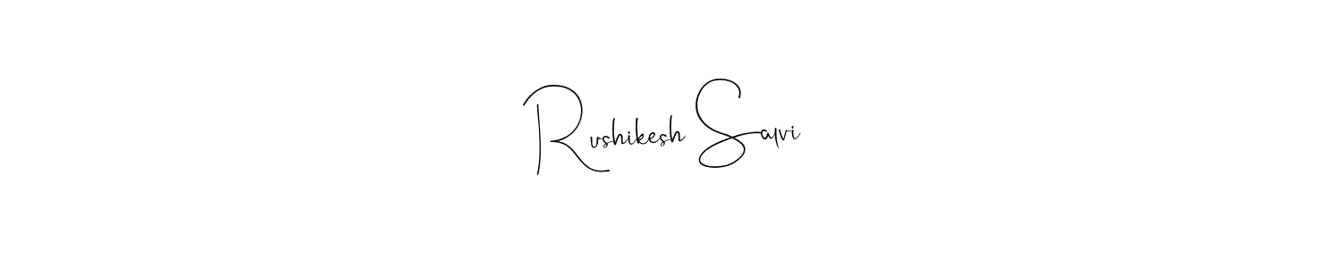It looks lik you need a new signature style for name Rushikesh Salvi. Design unique handwritten (Andilay-7BmLP) signature with our free signature maker in just a few clicks. Rushikesh Salvi signature style 4 images and pictures png