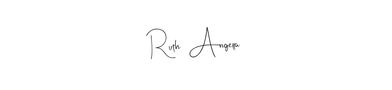 Here are the top 10 professional signature styles for the name Ruth  Angella. These are the best autograph styles you can use for your name. Ruth  Angella signature style 4 images and pictures png