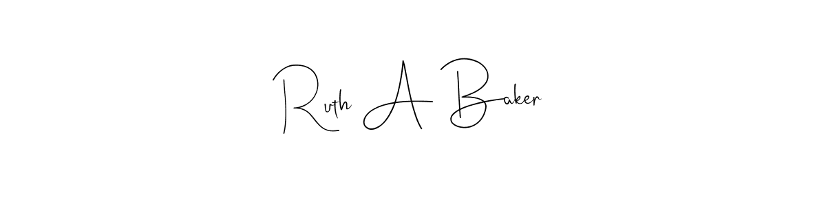 Similarly Andilay-7BmLP is the best handwritten signature design. Signature creator online .You can use it as an online autograph creator for name Ruth A Baker. Ruth A Baker signature style 4 images and pictures png
