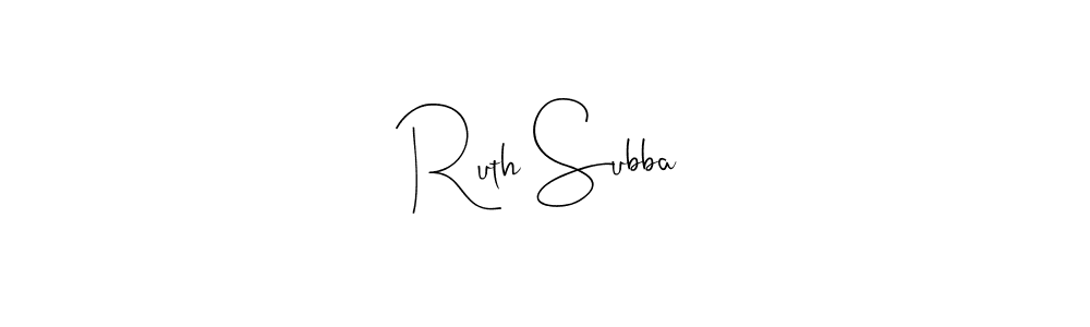Also You can easily find your signature by using the search form. We will create Ruth Subba name handwritten signature images for you free of cost using Andilay-7BmLP sign style. Ruth Subba signature style 4 images and pictures png