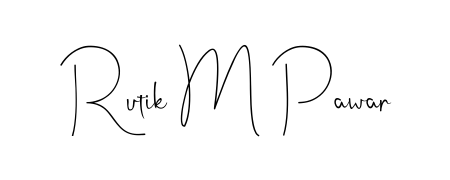 Quickly download Rutik M Pawar name signature in high-resolution PNG using Andilay-7BmLP style. Ready to insert into PDFs and online applications. Rutik M Pawar signature style 4 images and pictures png