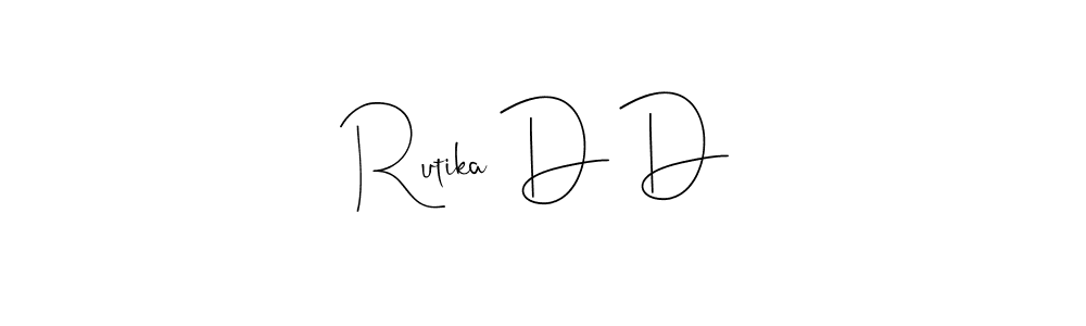 How to Draw Rutika D D signature style? Andilay-7BmLP is a latest design signature styles for name Rutika D D. Rutika D D signature style 4 images and pictures png