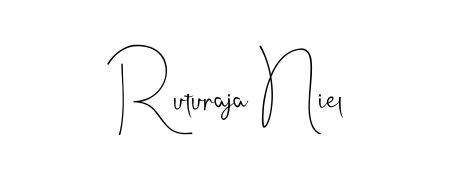 Elevate your brand with a stunning Ruturaja Niel eSignature. The Andilay-7BmLP style provides a balanced, flowing aesthetic for everyday signing. Ruturaja Niel signature style 4 images and pictures png