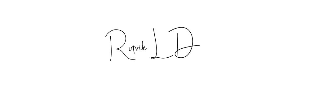 See photos of Rutvik L D official signature by Spectra . Check more albums & portfolios. Read reviews & check more about Andilay-7BmLP font. Rutvik L D signature style 4 images and pictures png
