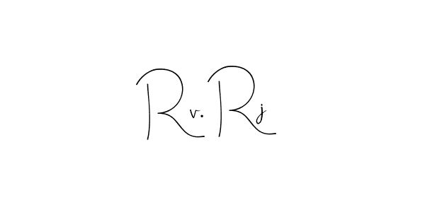 Make a beautiful signature design for name Rv. Rj. With this signature (Andilay-7BmLP) style, you can create a handwritten signature for free. Rv. Rj signature style 4 images and pictures png